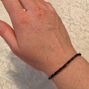 Braided horsehair bracelet